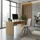 Καρέκλα Τραπεζαρίας Bianca Megapap Μπεζ Ύφασμα - Μεταλλικό Μαύρο Πόδι 43x56x84εκ.