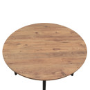 Τραπέζι Zeno Megapap Χρώμα Ακακίας Ø110x73,5εκ.