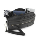 Τσαντάκι - Πορτοφόλι Χειρός Δερμάτινο Lois Μαύρο 305985-01