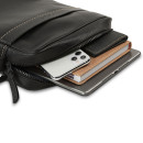 Τσαντάκι Ώμου Δερμάτινο JASLEN Μαύρο 313026-01