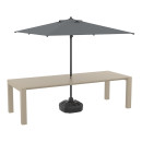 VEGAS ΕΠΕΚΤΑΣΗ ΟΜΠΡΕΛΑΣ TAUPE 100Χ7Χ6εκ.