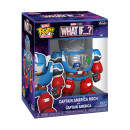 Funko Bitty Pop! Bitty Bots Marvel: What If…? - Captain America (Mech With Captain America) Vinyl Figure