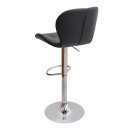 Σκαμπό Μπαρ Dolores Megapap με Ρυθμιζόμενο Ύψος pu Μαύρο - Βάση Χρωμίου 45,5x38x89/109εκ.