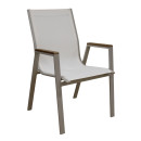 SELBY CAPPUCCINO/WHITE TEXT ΜΕΤΑΛΛΙΚΗ ΠΟΛ/ΝΑ 56Χ64Χ90εκ.