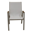 SELBY CAPPUCCINO/WHITE TEXT ΜΕΤΑΛΛΙΚΗ ΠΟΛ/ΝΑ 56Χ64Χ90εκ.