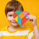 HappiHobbi Μαγικά Σχήματα 26 Εκπαιδευτικοί Χάρτινοι Μαγνήτες Για 5+ Χρονών