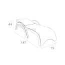 FIJI ΞΑΠΛΩΣΤΡΑ TAUPE ΠΟΛ/ΝΙΟΥ 73Χ187Χ44εκ.