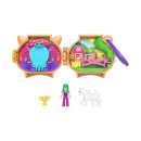 Mattel Polly Pocket Mini: pet Connects - Horse Compact Playset (Jcb20)