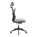 Καρέκλα Γραφείου Διευθυντική Belora Megapap με Ύφασμα Mesh Χρώμα Γκρι 63,5x62x117/127εκ.