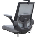 Καρέκλα Γραφείου Διευθυντική Belora Megapap με Ύφασμα Mesh Χρώμα Γκρι 63,5x62x117/127εκ.