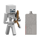 Mattel Minecraft: Redstone Charged - Skeleton 8cm Figure (Jjr93)