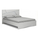 Κρεβάτι Efes Megapap Χρώμα Λευκό 160x200εκ.