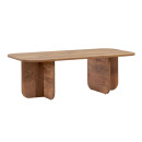 Τραπεζάκι Σαλονιού Becaj Megapap Χρώμα Atlantic Pine 120x60x41,4εκ.