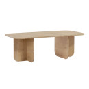 Τραπεζάκι Σαλονιού Becaj Megapap Χρώμα Sapphire oak 120x60x41,4εκ.