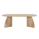 Τραπεζάκι Σαλονιού Melina Megapap Χρώμα Sapphire oak 120x60x40εκ.