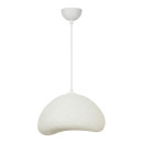 Φωτιστικό Οροφής Luna Megapap e27 Fiberglass Μονόφωτο Χρώμα Λευκό 30x21x120εκ.