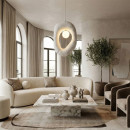 Φωτιστικό Οροφής Zoga Megapap g9 Fiberglass Μονόφωτο Χρώμα Λευκό 30x12x90εκ.