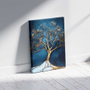 Πίνακας σε Καμβά "golden Tree" Megapap Ψηφιακής Εκτύπωσης 70x100x3εκ.