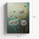 Πίνακας σε Καμβά "wildflowers" Megapap Ψηφιακής Εκτύπωσης 70x100x3εκ.