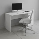 Γραφείο Εργασίας Moto Megapap Χρώμα Λευκό 140x60x75εκ.