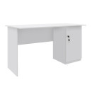 Γραφείο Εργασίας Moto Megapap Χρώμα Λευκό 140x60x75εκ.