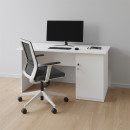 Γραφείο Εργασίας Moto Megapap Χρώμα Λευκό 120x80x75εκ.