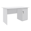 Γραφείο Εργασίας Moto Megapap Χρώμα Λευκό 120x80x75εκ.