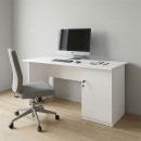 Γραφείο Εργασίας Moto Megapap Χρώμα Λευκό 150x80x75εκ.