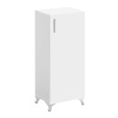 Ντουλάπι Κουζίνας - Μπάνιου Mine Megapap Χρώμα Λευκό 30x32x88εκ.