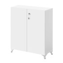 Ντουλάπι με Κλειδαριά Cilem Megapap Χρώμα Λευκό 70x32x88εκ.