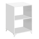 Έπιπλο Κουζίνας για Φουρνάκι Nadine Megapap Χρώμα Λευκό 60x56x85εκ.