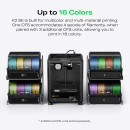 Creality k2 se Combo - With cfs fdm Semi Enclosed 3d Printer 500mm/s Multicolor 220x215x245mm