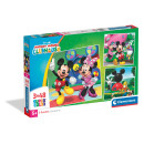 Clementoni Παιδικό Παζλ Super Color Disney Mickey Mouse Club House 3x48 τμχ