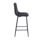 NORA BLACK VELVET ΥΦΑΣΜΑ 65εκ. ΣΚΑΜΠΟ ΜΕΤΑΛΛΙΚΟ 45X41X65-99εκ.