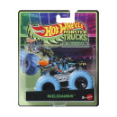 Mattel hot Wheels: Monster Trucks Glow in the Dark - Skelesaurus Vehicle (Jcg70)