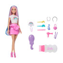 Mattel Barbie: Hair & Beauty - Barbie Colorful Hair With Glitter (Jjp07)