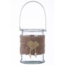 Κηροπήγιο ArteLibre Με Χερούλι Διάφανο Γυαλί 17cm