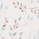 Σετ Παπλωματοθήκη Lendell Cotton box 3 τμχ Μονή (160x220) Χρώμα Μέντα - Λευκό