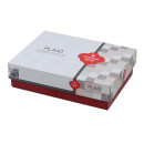 Σετ Παπλωματοθήκη Plaid Cotton box 4 τμχ Διπλή (200x220) Χρώμα Γκρι