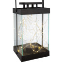 Φανάρι (LED) 'Glorie' Συνθετικό Μαύρο 13x14x30cm