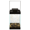 Φανάρι (LED) 'Glorie' Συνθετικό Μαύρο 13x14x30cm