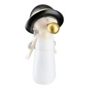 Φιγούρα Παιδί Με Τσιχλόφουσκα ArteLibre Λευκό/Μαύρο Polyresin 9x8.5x19cm Σε 2 Σχέδια