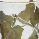 Κηροπήγιο ArteLibre Φύλλο Διάφανο Γυαλί 10x10x13cm