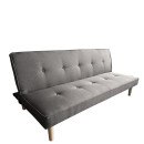 Καναπές Κρεβάτι Τριθέσιος ArteLibre MARILINA Γκρι Ύφασμα 181x86x75cm