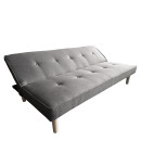 Καναπές Κρεβάτι Τριθέσιος ArteLibre MARILINA Γκρι Ύφασμα 181x86x75cm