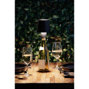 Επιτραπέζιο Φωτιστικό ArteLibre LED Φορητό PARIS Για Μπουκάλι Μαύρο Αλουμίνιο 11x11x12.5cm