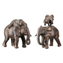 Figure Elephant Synthetic Resin Brown 2 Assorted 18X10X20Cm 18X10X20Cm