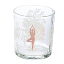 Φανάρι Καταιγίδας ArteLibre Namaste Διάφανο Γυαλί 8cm Σε 2 Σχέδια