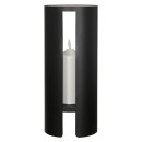 Διακοσμητικό Αντικείμενο (LED) 'Shelter' Μέταλλο/Συνθετικό Μαύρο 36x15cm