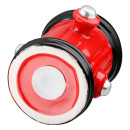 Διακοσμητικό Κουμπαράς Κρουνός ArteLibre Κόκκινο/Μαύρο Κεραμικό 15x12x16cm